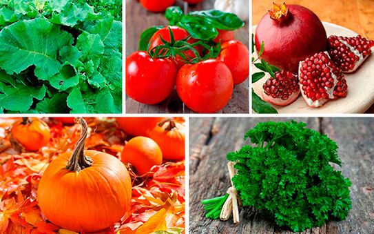 Nützliche Lebensmittel gegen Prostatitis.